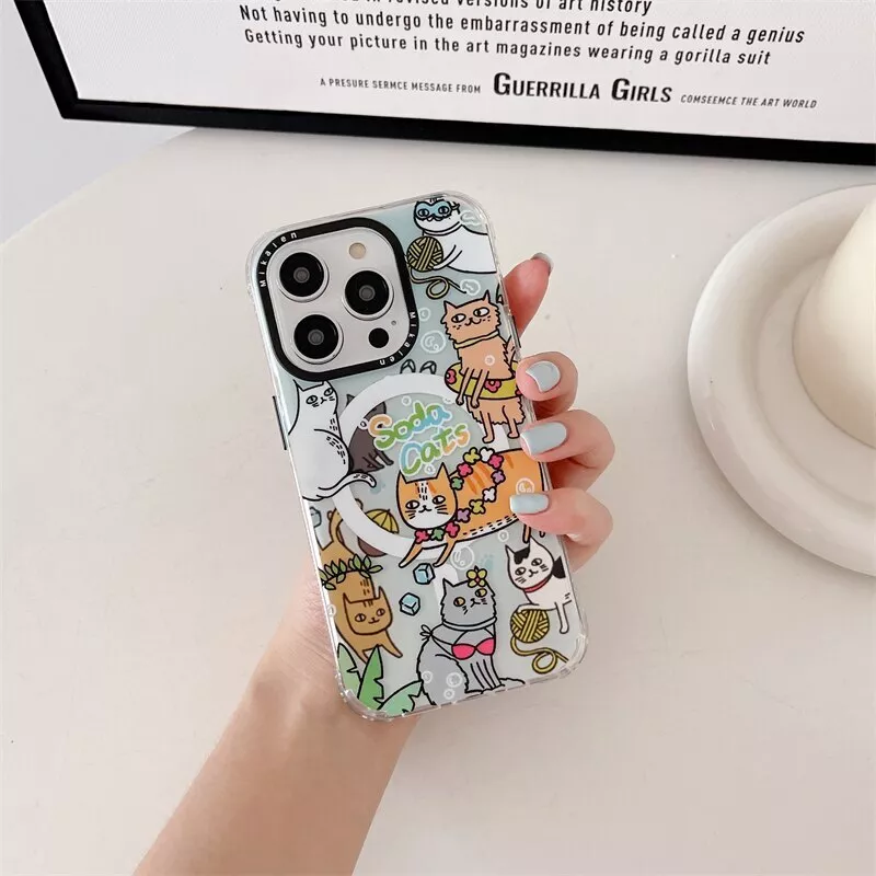 Mikalen Cute Animal Bayer TPU Material shockproof Magnetic Case for iPhone 15 Series - Image 4